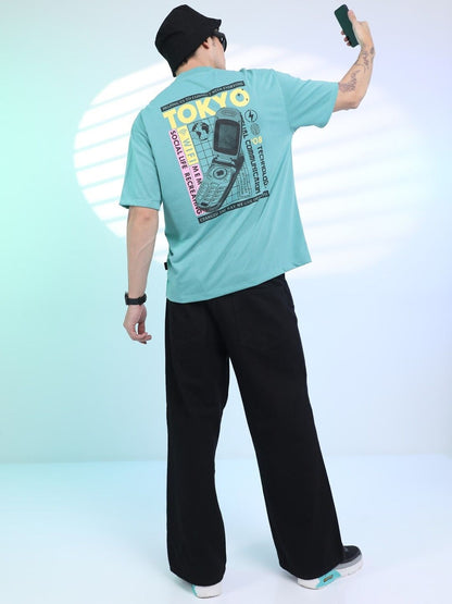 Men Relaxed Fit Mid Rise Black Jeans